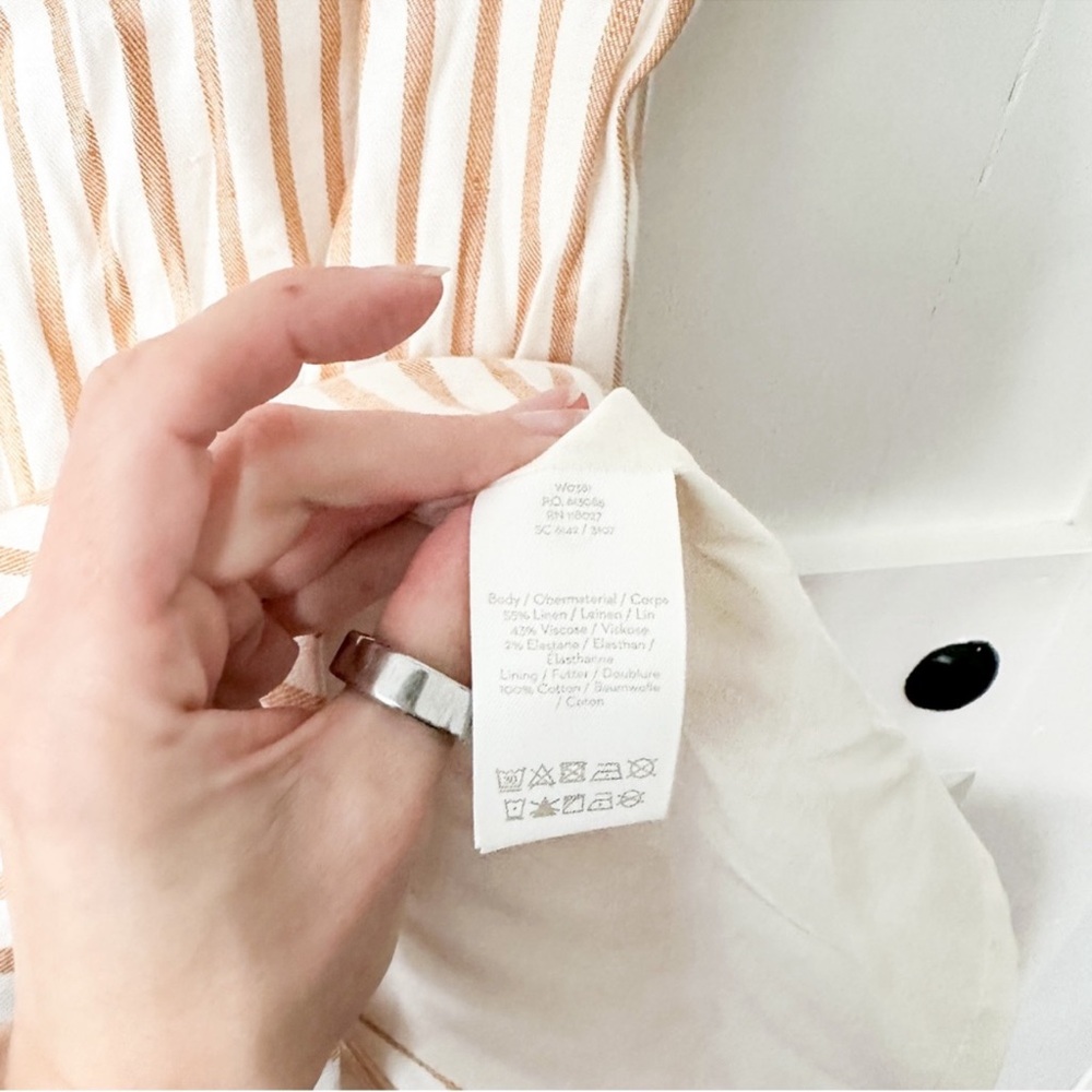 Boden Maggie Dress Midi Stripe Linen Size UK
12R US 8R NWT - Picture 4 of 9